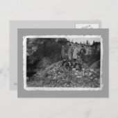 kaarten - WW2-mannen op heuvel (Voorkant / Achterkant)