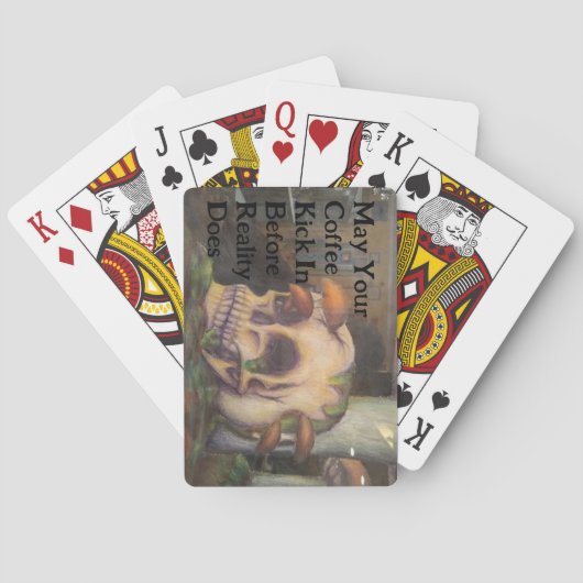 Kaartendok voor de realiteit pokerkaarten (Achterkant)