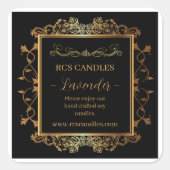 Kaartenlabel Vierkante Sticker (Voorkant)