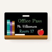 Kaartenpas voor plastic kantoor badge (Voorkant)