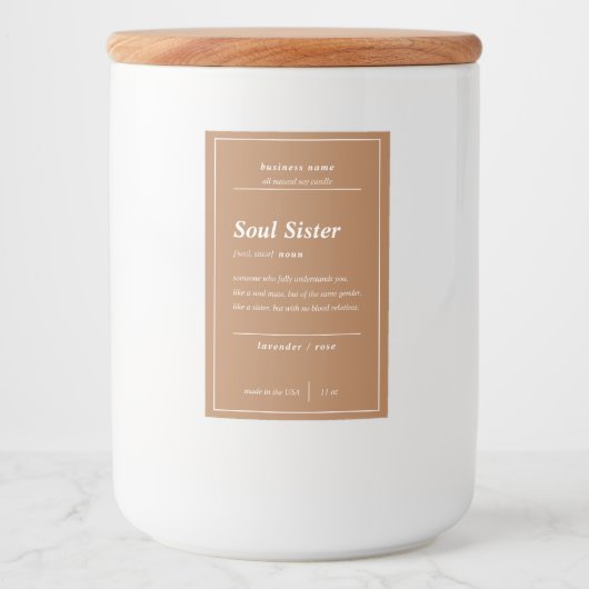 Kaartenproduct - Zuster - Etiket op maat (Voorkant)