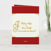 Kaartenverlichting Feestdagen Kaart (Achterkant)