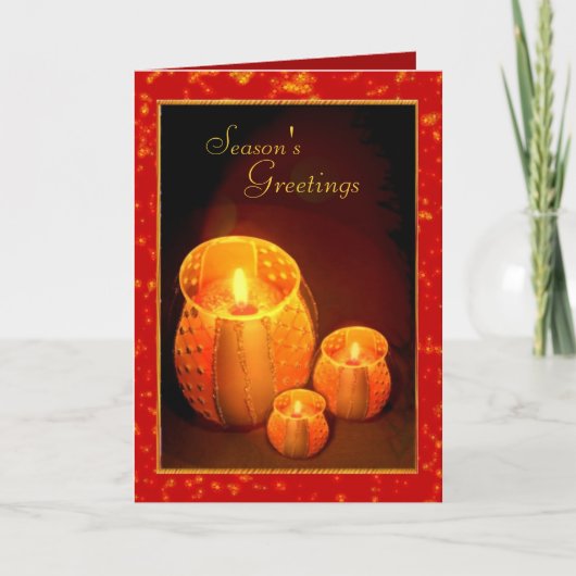 Kaartenverlichting Feestdagen Kaart (Voorkant)