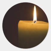 Kaartenvlam Klassieke ronde Sticker (Voorkant)