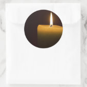 Kaartenvlam Klassieke ronde Sticker (Tas)