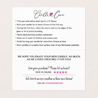 Kaartenzorg en Bedankt van de Klant Gevouwen Visit Visitekaartjes