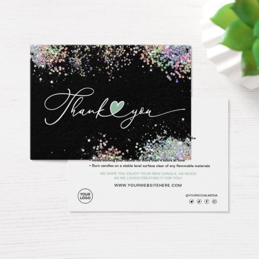 Kaartenzorg Hartelijk dank Visitekaartje (Bureau)