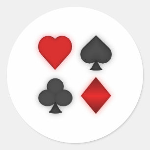 Kaartgroepen afspelen: ronde sticker
