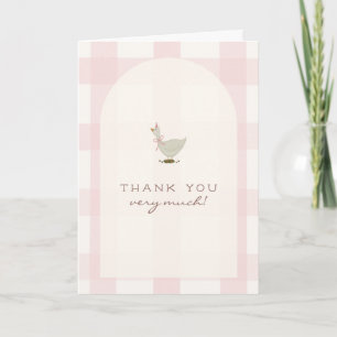 Kaartjes om te bedanken voor een baby shower met e bedankkaart