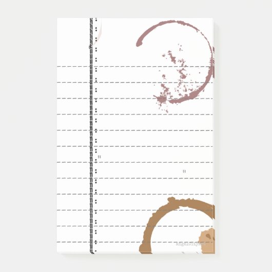 kaartjes voor schrijfpapier post-it® notes (Voorkant)