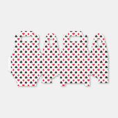 Kaartmodel afspelen bedankdoosjes (Uitgevouwen)