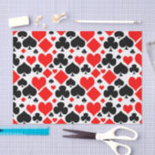 Kaartmodel afspelen tissuepapier (Craft)