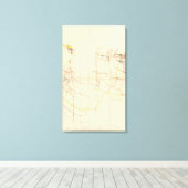 Kaartnummer V Canvas Afdruk (Insitu (Houten vloer))