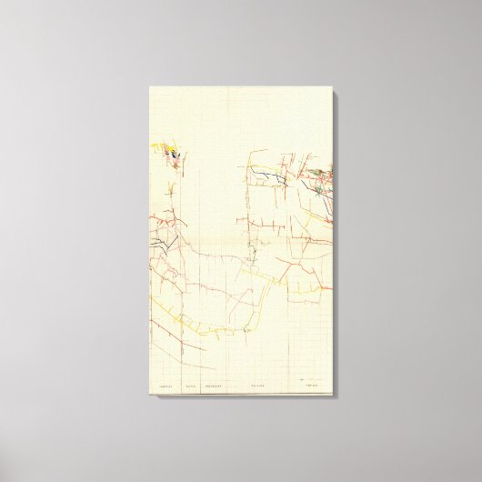 Kaartnummer V Canvas Afdruk (Voorkant)