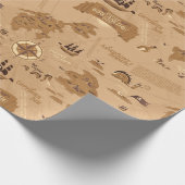  kaartpatroon cadeaupapier (Hoek)