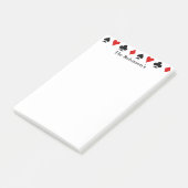 Kaartscore afspelen | Gepersonaliseerd Post-it® Notes (Schuin)