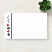 Kaartscore afspelen Groot Post-it® Notes (Kantoor)