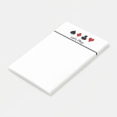 Kaartscore afspelen post-it® notes (Schuin)