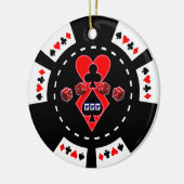 KAARTSLEUVEN EN DICE POKER CHIP ORNAMENT (Links)