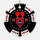 KAARTSLEUVEN EN DICE POKER CHIP ORNAMENT (Achterkant)