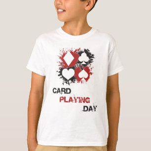 Kaartspeeldag Ace-kaarten Poker Casino Game Gift T-shirt