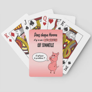 Kaartspel Chagrijn het varken Pokerkaarten