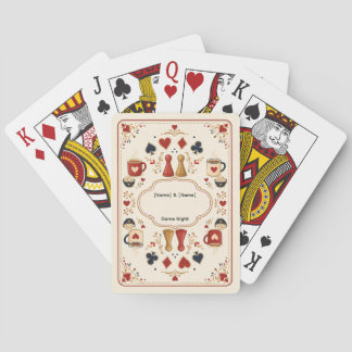 Kaartspel voor spelavond voor koppels pokerkaarten