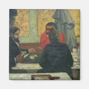 Kaartspelers, 1883 magneet