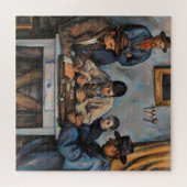Kaartspelers Paul Cezanne-schilderkunst Legpuzzel (Horizontaal)