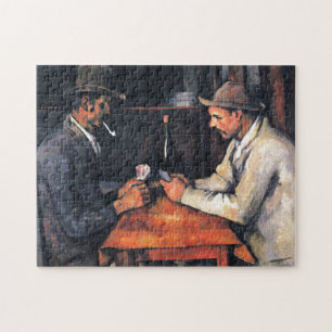 Kaartspelers Paul Cezanne-schilderkunst Legpuzzel