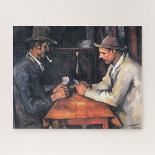 Kaartspelers Paul Cezanne-schilderkunst Legpuzzel