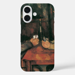 Kaartspelers van Paul Cezanne, fijne kunst iPhone 16 Hoesje