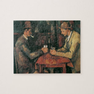 Kaartspelers van Paul Cezanne,  fijne kunst Legpuzzel