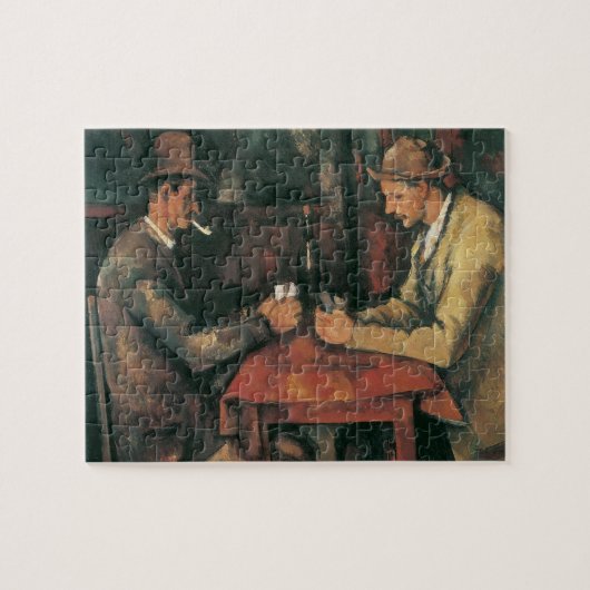 Kaartspelers van Paul Cezanne,  fijne kunst Legpuzzel (Horizontaal)