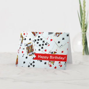 Kaartspellen spelen kaart