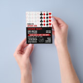 Kaartsuites, casino Night, gamesector Flyer (Hand)