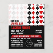 Kaartsuites, casino Night, gamesector Flyer (Voorkant)