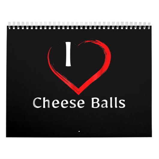 Kaas Balls Novelty Appetizers Kalender (Hoes)