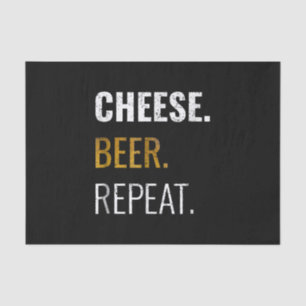 Kaas bier herhaal, grappig verergerde nieuwheid tissuepapier