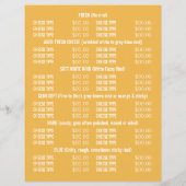 Kaas Blokken, Cheesemonger Adverteren Flyer (Achterkant)