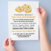 Kaas Blokken, Cheesemonger Adverteren Flyer (Hand)