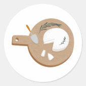 Kaas Board Ronde Sticker (Voorkant)