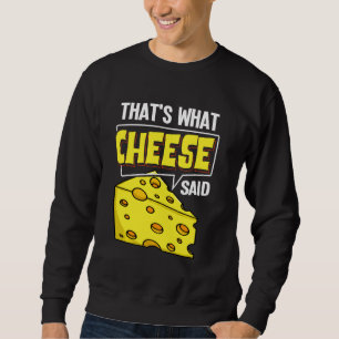 Kaas Board Sticks Vegan Funny Puns Trui