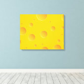 Kaas Canvas Afdruk (Insitu (Houten vloer))