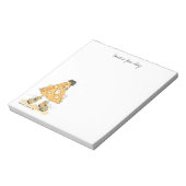 Kaas Cartoon note pad Notitieblok (Gedraaid)