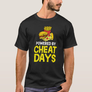 Kaas-dag eten-uitwerpcitaten fitness Gym 2 T-shirt