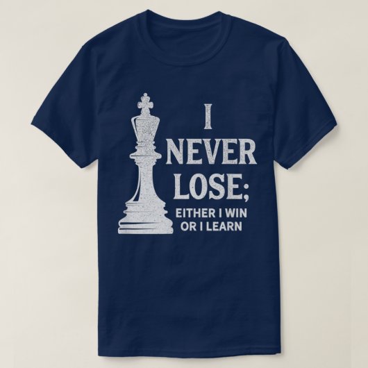 Kaas design dat ik nooit verlies, win of leer 4 t-shirt (Design voorkant)