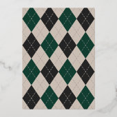 Kaas- en beerginheid Pint Volwassendag Echte Folie Uitnodiging (Achterkant)