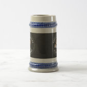 Kaas en bier 40e verjaardag zwart-wit bierpul (Center)
