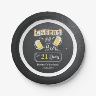 Kaas en bier tot 21 jaar Bord op jaarpapier